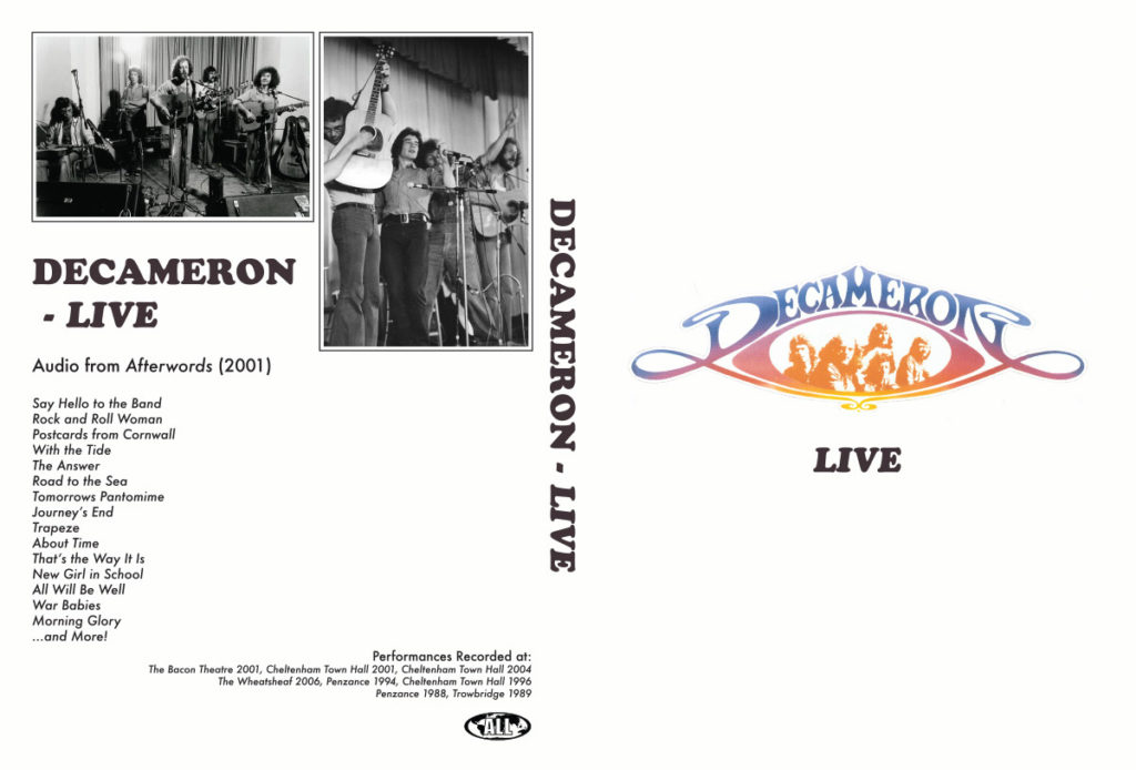 Decameron LIVE DVD Cover