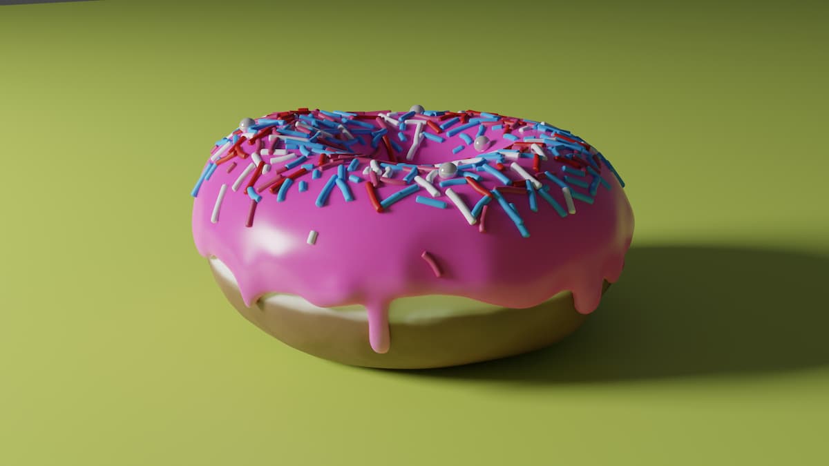 Blender Doughnut Render